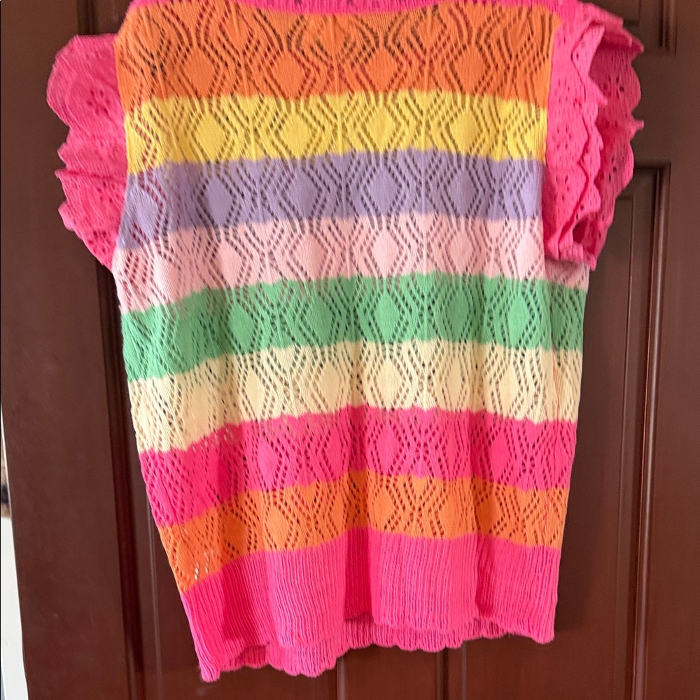 BiBi Colorful Lace Sweater - Picture 4 of 4